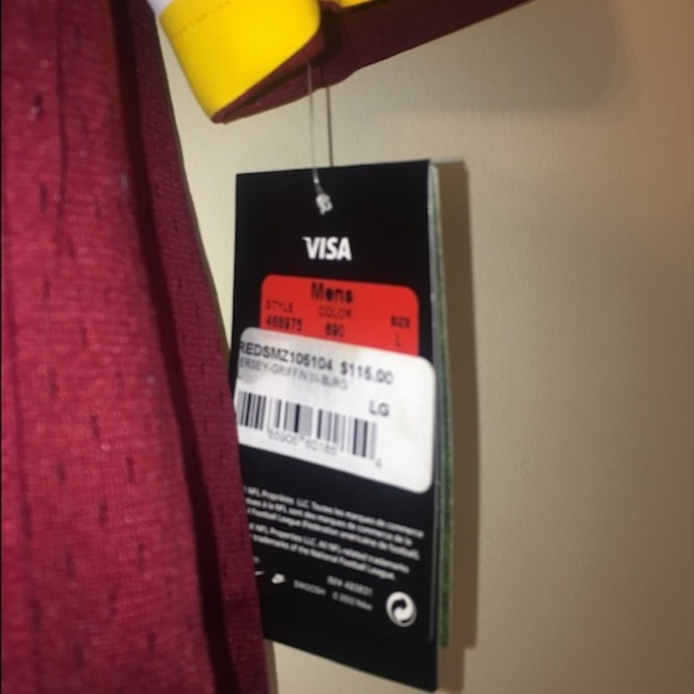 Authentic Redskins Jersey - Picture 6 of 8